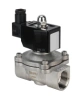 Клапан электромагнитный DN.ru VS331-VT-NO-220VAC 1/2″ Ду15 Ру10, соленоидный двухходовой, корпус - нержавеющая сталь 304, уплотнение - Viton, резьбовой, нормально-открытый, прямого действия, катушка - 220В
