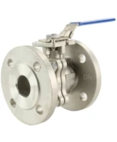 Кран шаровой DN.ru BV3232P(2pc)-FP-F-ISO-H Ду40 Ру40, корпус - нержавеющая сталь 316, уплотнение - PTFE, полнопроходной фланцевый с ISO-фланцем и рукояткой, 14х14, F05/F07
