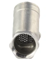 Фильтр сетчатый Dn.ru FMY3232P-T 1 1/4″ Ду32 Ру16, Y-образный, корпус - нержавеющая сталь 316, резьбовой