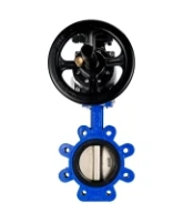 Затвор дисковый поворотный DN.ru WBV1616E-2W-Fb-H Ду125 Ру16 LUG корпус - чугун QT450, диск - чугун QT450, уплотнение - EPDM, с пневмоприводом DN.ru PA-DA-105-1 и БКВ APL-210N