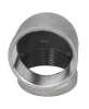 Отвод (уголок) DN.ru ВР-ВР-304 3/4″ Ду20 Ру16 угол 90°, корпус - нержавеющая сталь 304, присоединение - внутренняя / внутренняя резьба