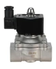 Клапан электромагнитный DN.ru VS331-VT-NO-220VAC 1/2″ Ду15 Ру10, соленоидный двухходовой, корпус - нержавеющая сталь 304, уплотнение - Viton, резьбовой, нормально-открытый, прямого действия, катушка - 220В
