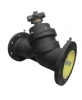 Клапан балансировочный DN.ru VB1431V-F Ду200 Ру16 чугунный, фланцевый, с ниппелями