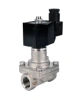 Клапан электромагнитный DN.ru VS731-PT-NC-220VAC 1 1/4″ Ду32 Ру10 соленоидный двухходовой, корпус - нержавеющая сталь 304, уплотнение - PTFE, внутренняя резьба, прямого действия, нормально закрытый, с нулевым перепадом давления, катушка - 220В