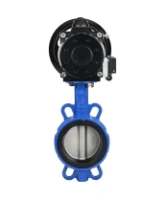 Затвор дисковый поворотный DN.ru WBV1132N-2W-Fb-H Ду125 Ру16, корпус - чугун GG25, диск - нержавеющая сталь 316L, уплотнение - NBR, с пневмоприводом DN.ru PA-DA-105-1 двойного действия, пневмораспределителем 4M310-08 AC220V
