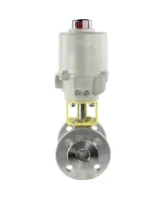 Кран шаровой DN.ru BV3232P(2pc)-FP-F-ISO-H Ду50 Ру40 полнопроходной двухходовой, нержавеющая сталь 316, фланцевый, уплотнение - PTFE, с электроприводом ГЗ-ОФВ-80/21К 220В