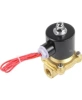Клапан электромагнитный DN.ru VS100-ET-NC-220VAC 3/8″ Ду10 Ру10, соленоидный двухходовой, корпус - латунь, уплотнение - EPDM, резьбовой, нормально-закрытый, прямого действия, катушка - 220В