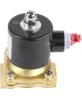 Клапан электромагнитный DN.ru VS100-ET-NC-220VAC 3/8″ Ду10 Ру10, соленоидный двухходовой, корпус - латунь, уплотнение - EPDM, резьбовой, нормально-закрытый, прямого действия, катушка - 220В