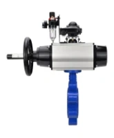 Затвор дисковый поворотный DN.ru WBV1631E-2W-Fb-H Ду125 Ру16 LUG корпус - чугун QT450, диск - нержавеющая сталь 304, уплотнение - EPDM, с пневмоприводом DN.ru PA-DA-105-1, пневмораспределителем 4M310-08 AC220V, БКВ APL-210N и БПВ AFC2000