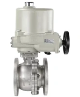 Кран шаровой DN.ru BV3232P(2pc)-FP-F-ISO-H Ду65 Ру16 полнопроходной двухходовой, нержавеющая сталь 316, фланцевый, уплотнение - PTFE, с электроприводом ГЗ-ОФ-110/11М 220В