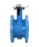 Затвор дисковый поворотный DN.ru WBV1331E-2W-F-H Ду125 Ру16 фланцевый, корпус - чугун GGG40, диск - нержавеющая сталь 304, уплотнение - EPDM, с рукояткой, с ISO-фланцем F07, квадрат штока 14х14