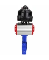 Затвор дисковый поворотный DN.ru WBV1616E-2W-Fb-H Ду100 Ру16 LUG корпус - чугун QT450, диск - чугун QT450, уплотнение - EPDM, с пневмоприводом DN.ru PA-DA-083 и БКВ APL-510N EX
