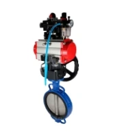 Затвор дисковый поворотный DN.ru WBV1413E-2W-Fb-H Ду300 Ру16, корпус - чугун GGG50, диск - чугун GGG40, EPDM, с пневмоприводом PA-DA-140, пневмораспределителем 4M310-08 AC220V, БКВ APL-410N EX, ручным дублером MON4-1200-T54-ISO, БПВ AFC2000